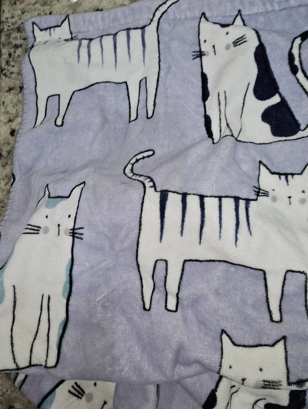 Artisan NY Home - Cartoon Cats Themed Novelty Bathroom Towel Set EUC